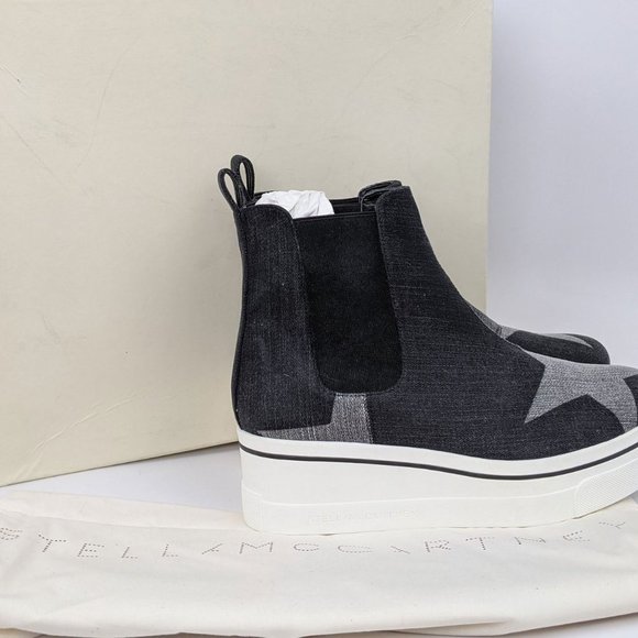SOLD Stella McCartney Binx Star High Top Platform Sneak - Picture 6 of 6